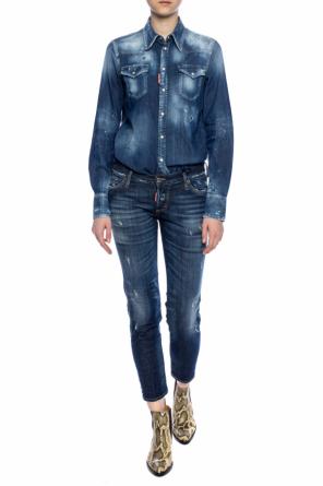 Jeansy 'jennifer cropped jean', zdjęcie 2 Jeansy 'jennifer cropped jean' od Dsquared2